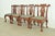 English Baker Furniture Style Chippendale Carved Mahogany Dining Chairs, Set of Four For Sale - Image 3 of 12