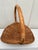 Rustic European Woven Wicker Handle Large Gathering Basket For Sale - Image 10 of 12