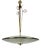 Italian UFO Pendant Light by Pietro Chiesa for Fontana Arte, 1950s For Sale