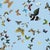 Schumacher X Peg Norris Queen's Flight Panel Wallpaper in Sky, Set of 2 For Sale