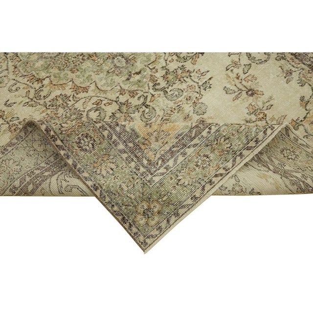 Vintage Turkish Hand-Knotted Rug For Sale - Image 6 of 7