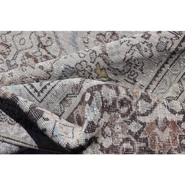 Antique Persian Sultanabad Rug With Classic Allover Pattern 8'0 X 10'10 For Sale - Image 11 of 12