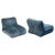 Gold Italian Velvet Pagrù Lounge Armchairs by Claudio Vagnoni, Set of 2 For Sale - Image 8 of 8