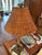 Coastal Vintage Coastal Table Lamp With Wicker Shade For Sale - Image 3 of 4