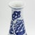 Pair of Chinese Blue and White Bottle Vases, long neck, with village scene and pagoda temples. 14.5" H x 7" Diameter....