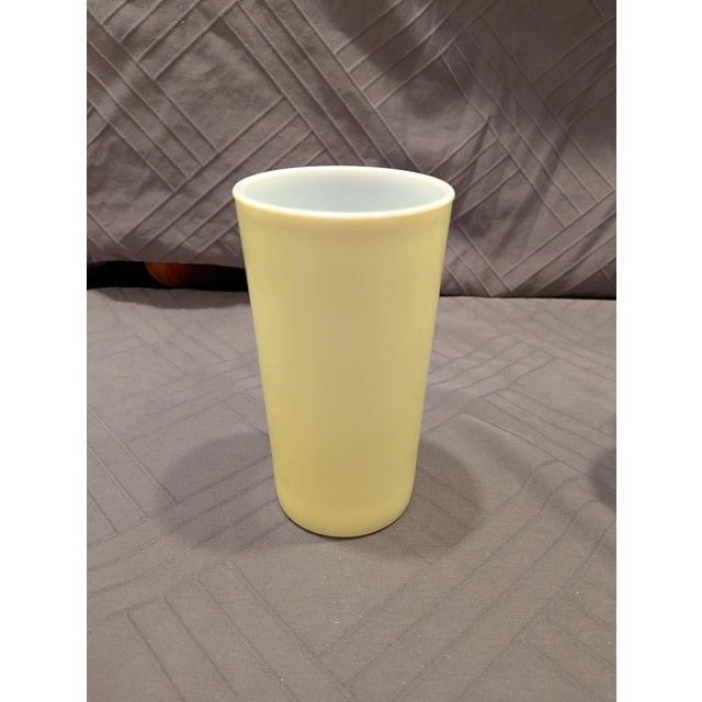 Glass Vintage 1940s Hazel-Atlas "Moderntone" Platonite Pastel 9 Oz Tumblers - Set of 4 For Sale - Image 7 of 8
