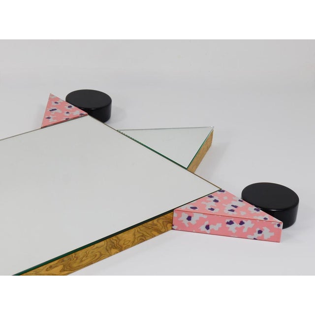 Vintage Italian Wall Mirror by Ettore Sottsass, 1984 For Sale - Image 9 of 18