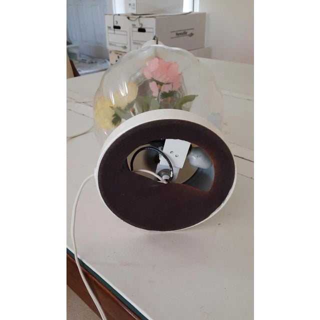 Vintage 1970’s Mid-Century Modern Swag Hanging Lamp & Matching Table Lamp - 2 Piece Set For Sale In Baltimore - Image 6 of 11