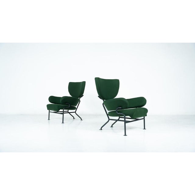 Pair of Armchairs " Tre Pezzi" Mod. PL19 by Franco Albini and Franca Helg, 1950s This piece is attributed to the mentioned...