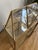 Italian Curiosity Cabinet in 14k Gold Brass For Sale - Image 14 of 16