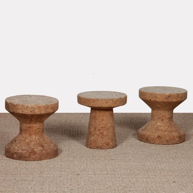 Cork Stools by Jasper Morrison for Vitra, 2004, Set of 3, in Good conditions. Designed from 2000