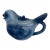 Vintage Chinoiserie Blue Bird Teapot For Sale
