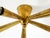 Gold Mid-Century Modern Sputnik Brass Ceiling Lamp with Five Arms, 1950s For Sale - Image 8 of 18