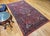 Vintage Persian Bidjar Rug, Hand-Knotted Wool, Geometric Pattern, Red & Blue, 5x8 For Sale - Image 12 of 18