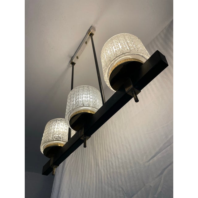 Mid-Century Modern Ceiling Lamp from Esc Zukov, Former Czechoslovakia, 1960s For Sale - Image 3 of 9