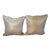 Silk Sofa Pillows With Rope Style Silk Trim- Set of 2 For Sale