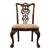 Unique Furniture Solid Mahogany Traditional Chippendale Style Dining Side Chair For Sale