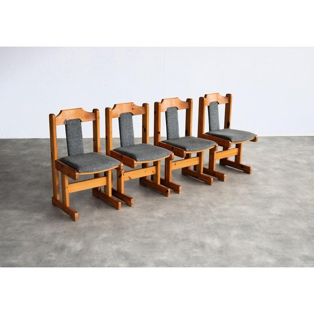 Brown Vintage Dining Chairs, Sweden, 1960s, Set of 4 For Sale - Image 8 of 17