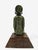Tribal Aztec-Inspired Pre-Columbian Style Seated Figure Statue on Wood Base For Sale - Image 3 of 10