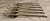 For your consideration is a great set of Georg Jensen, sterling silver pyramid pattern forks, circa 1945. In excellent...