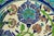Tiffany Blue Iznik Pottery Ottoman Empire Turkey Large Plate Charger 11.5" For Sale - Image 8 of 18
