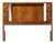 United Tiki Brutalist Mid Century Walnut Queen Headboard For Sale