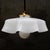 French White Opaline Glass Pendant Lamp For Sale - Image 4 of 8