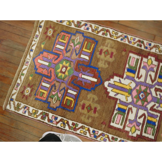 Mid-Century Modern Vintage Turkish Anatolian Runner - 2'10" x 12'10" For Sale - Image 3 of 8