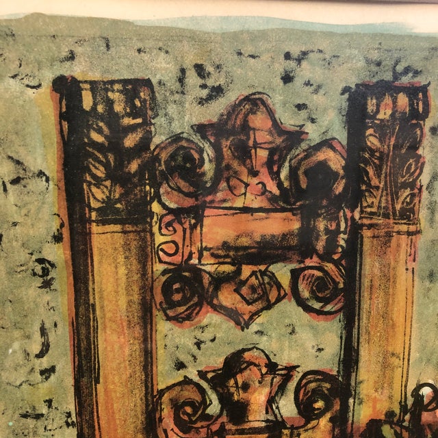 Vintage Paul Aizpiri Hand Signed and Numbered Framed Lithograph For Sale - Image 10 of 12