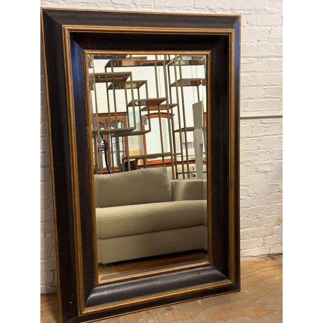 Interlude Home Plantation-Style Texturized Full-Length Mirror, Late 20th Century For Sale - Image 4 of 12