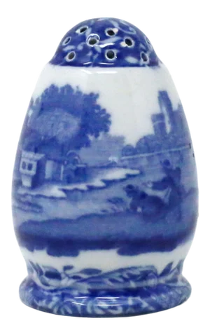 Vintage "Blue Italian" Egg Salt Shaker by Spode