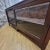 Vintage Teakwood Low Bookcase Display Cabinet With Sliding Glass Doors For Sale - Image 9 of 11