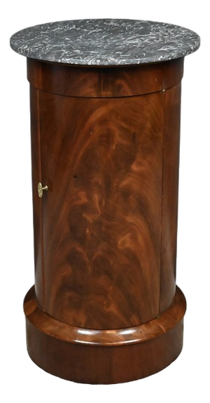 Empire Style Mahogany Nightstand, Late 19th Century