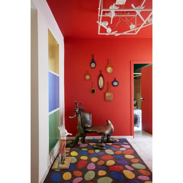 Perfect Day Mixed Colors Wall Mirrors by Oscar Maschera, Set of 7 For Sale - Image 6 of 10