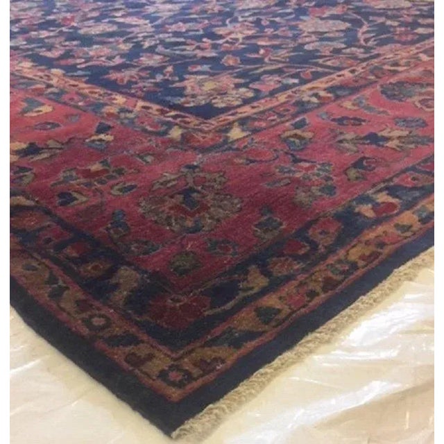 1920's Antique Persian Sarouk Mohajeran Palace Rug, 9'5" X 20'2" For Sale - Image 9 of 10