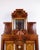 Empire secretary desk made in hand-polished mahogany with marquetry from the 1840s. The piece features a stepped upper...