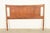 An exceptional Mid-Century Modern sculpted walnut full size headboard By Broyhill, "Sculptra" Collection USA, 1960s...