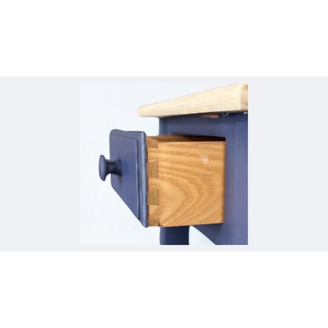 Late 20th Century 1970 Solid Oak Wine Table For Sale - Image 5 of 10