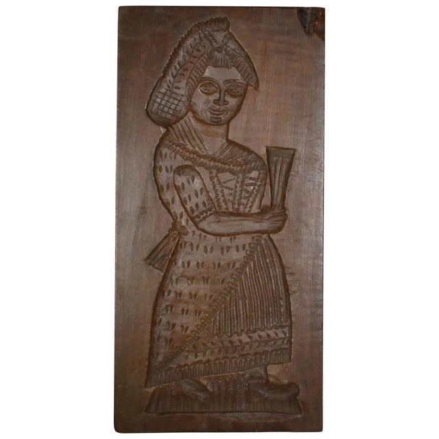 Mid 19th Century Double Sided Wooden Gingerbread Mold For Sale - Image 5 of 5