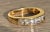 1990s The Sava: Gentleman's 14K Channel Set Diamond Wedding Band For Sale - Image 5 of 9