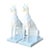 Vintage Solid Cast Cement Great Dane Statues - A Pair For Sale