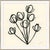 Contemporary Trefoil and Alfalfa by Susan Hable For Sale - Image 3 of 4