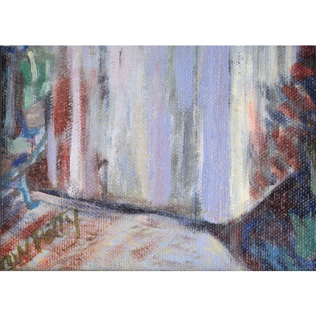 2000 - 2009 "Moon I", Contemporary Small-Scale Nocturnal Landscape by Cheryl Petty For Sale - Image 5 of 9