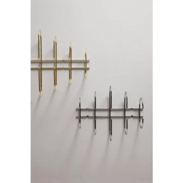 Small Black Minimalist Coat Rack For Sale - Image 4 of 6