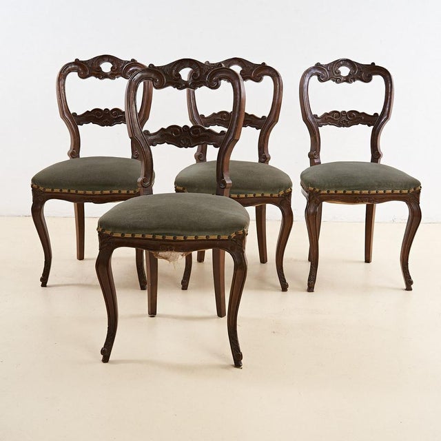 Black Chairs by Luigi Filippo, Set of 4 For Sale - Image 8 of 8