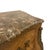 Beige Louis XV Bombé Commode in Chevron Marquetry and Emperador Marble, 1890s For Sale - Image 8 of 9