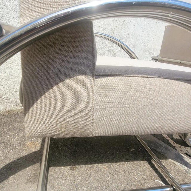 Large 20th Century Chrome Armchairs from Ralph Lauren, 1980s, Set of 2 For Sale - Image 15 of 18