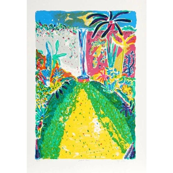 Artist: Olga Sheirr Title: Garden de Chine Medium: Serigraph, Signed and Numbered in Pencil Edition: AP 20/30 Size: 30 x...