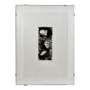 Ron Davis Drypoint Lambda I 1980 Reproduction Print