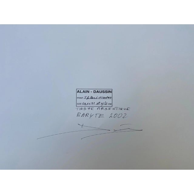 Alain daussin Three girls Saint Tropez Silver print 2002 Edition 4/12 48 x 81 cms This piece is attributed to the...